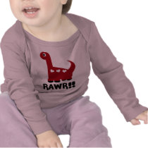 Rawr Dino Red Tee Shirt