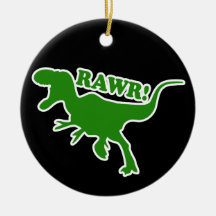 Rawr Dinosaur Christmas Tree Ornament