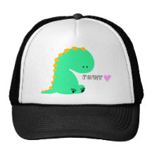 RAWR dinosaur cute shirt Mesh Hat