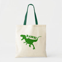 RAWR is how Dinosaurs say I love you Tote Bag