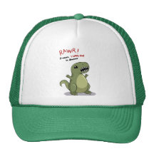 Rawr Means I love you in dinosaur Trucker Hat