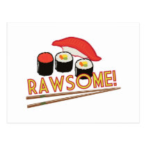 Rawsome! postcards