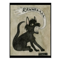 RAWWRRRRR POST CARDS