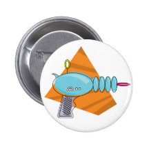 Ray Gun Pinback Button