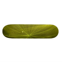 Rays of Psychedelic Electric Green Skate Boards