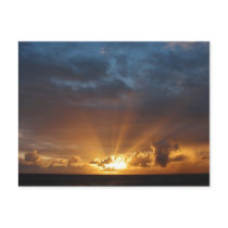 Rays of the Sun at Dawn