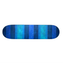 Rayures bleues skateboards personnalisés