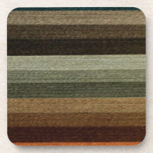 Rayures chaudes vintages motif, tons d'automne de  sous-bocks