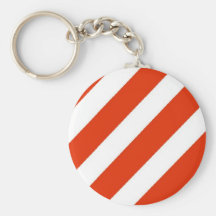 Rayures de Noël de sucre de canne Porte-clefs