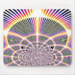 Rayures hypnotiques tapis de souris