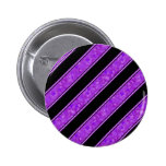 Rayures pourpres de peinture d'éponge badge
