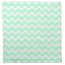 Rayures vertes en bon état de zigzag serviette