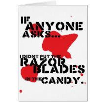 Razor Blades Card