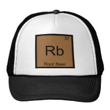 Rb - Root Beer Funny Chemistry Element Symbol Tee Mesh Hats