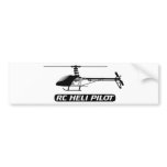 RC Helicopter Pilot Bumper Sticker
