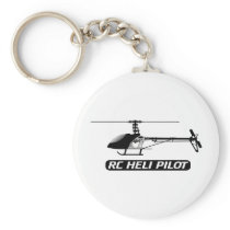 RC Helicopter Pilot Key Chains
