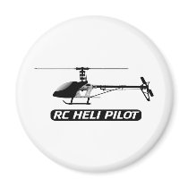 RC Helicopter Pilot Magnets