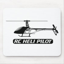 RC Helicopter Pilot Mouse Pad