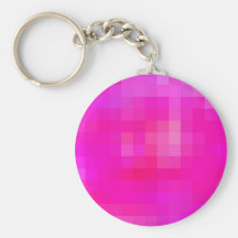 Re-Created Colored Squares Keychain