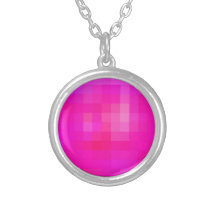 Re-Created Colored Squares Necklace