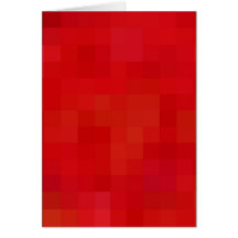 Re-Created Coloured Squares Greeting Card