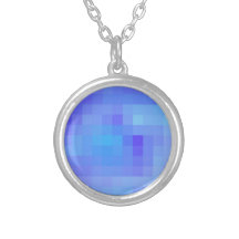 Re-Created Coloured Squares Necklace