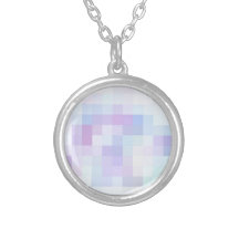 Re-Created Coloured Squares Necklaces