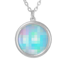 Re-Created Coloured Squares Pendant