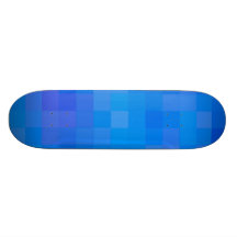 Re-Created Coloured Squares Skateboard Decks