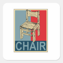 Re-Elect Chair 2012 Square Sticker