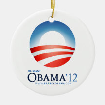Re-Elect Obama '12 ornament
