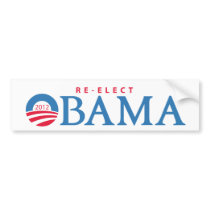 Re-Elect President Obama 2012 Bumpersticker Bumper Sticker