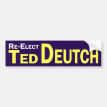 Re-Elect Ted Deutch Bumper Sticker