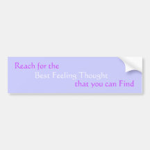 Reach bumper sticker