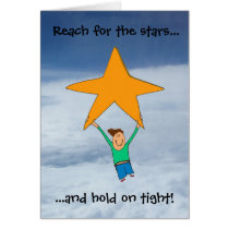 Reach for the stars... greeting card