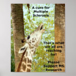 Reaching ~ an MS Awareness Poster
