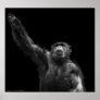 "Reaching" Wildlife Conservation Chimp Art Print