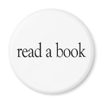 Read A Book Refrigerator Magnet