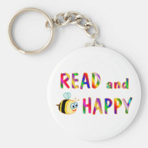 Read and Be Happy Key Chain