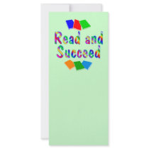 Read and Succeed Custom Rack Card
