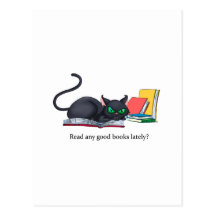 Read any good books lately? post card