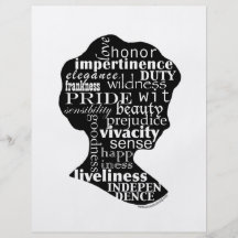 Read Jane Austen Cameo Full Colour Flyer