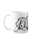 READ, Lion Book Ends Mugs