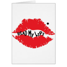 read my lips card