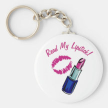 Read My Lipstick! Keychain