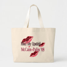 Read My Lipstick McCain Palin Bag