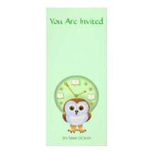 Read O'Clock Personalized Announcement