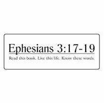 Read the Bible Ephesians 3:17-19 Photo Sculpture