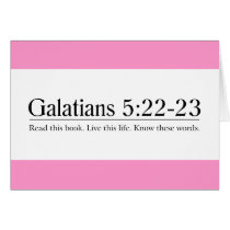 Read the Bible Galatians 5:22-23 Cards