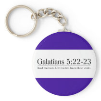 Read the Bible Galatians 5:22-23 Key Chain